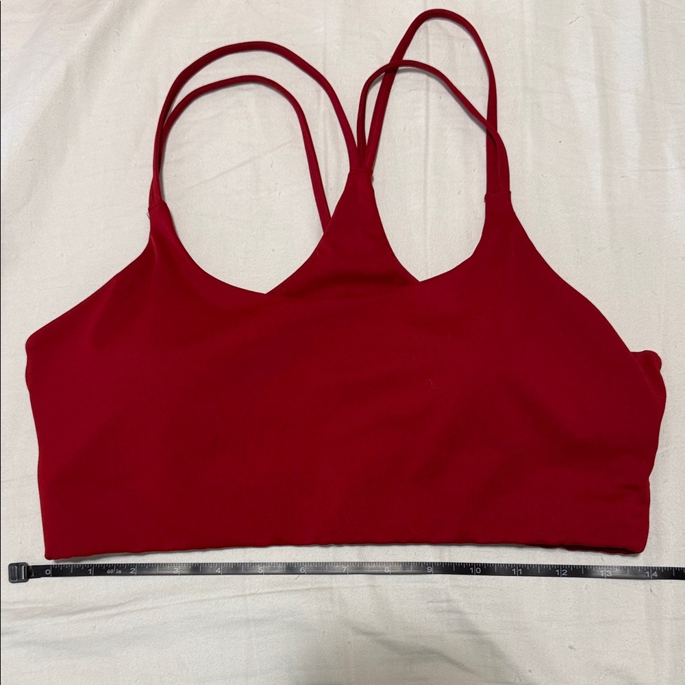 Fabletics Crimson Double-Strap Sports Bra